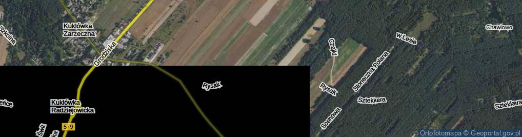 Zdjęcie satelitarne Rysak ul.